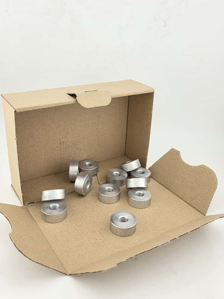 Verschiedene CNC-gefertigte Bauteile